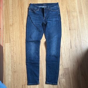 Lucky Brand Women's Dark Blue Skinny Jeans